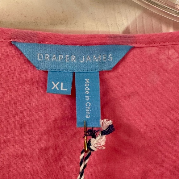 Draper James Wilson Pink Eyelet Whimsical Feminine Mini Dress New With Tags XL - Picture 5 of 13